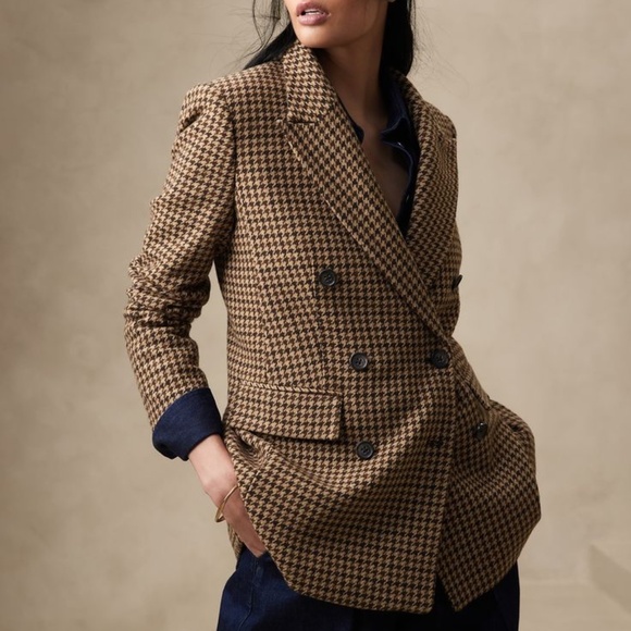 MODERN WOOL BLAZER - BANANA REPUBLIC - Picture 1 of 8